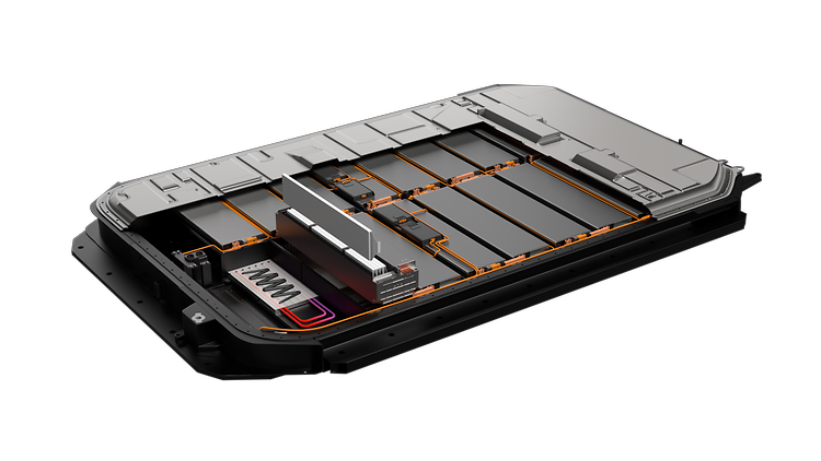 Thermal gap filler dispensed between battery cells in a pack.