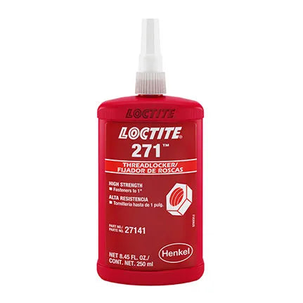 Loctite 271 high strength low viscosity thread locking adhesive red