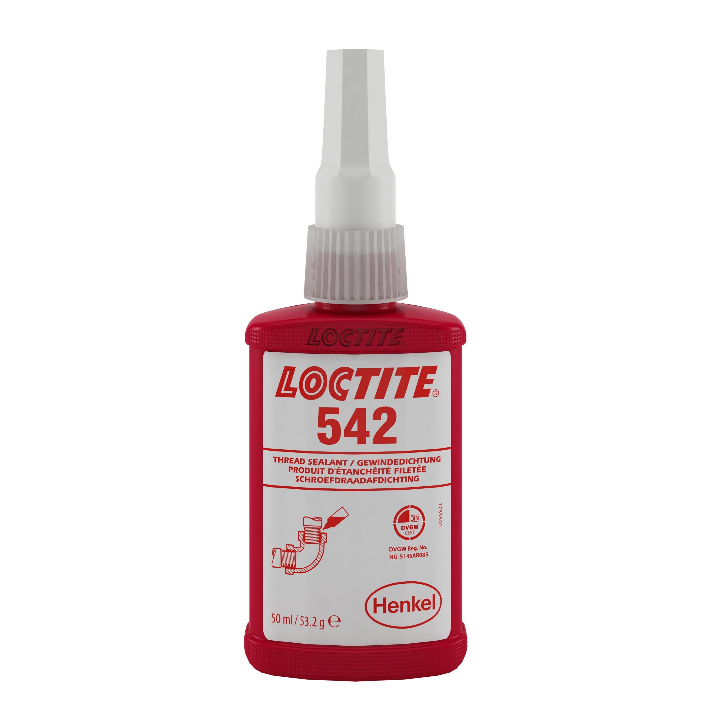 Loctite 542 Medium Strength Pipe Thread Sealant-Materiomart	
