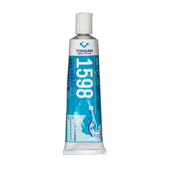 TONSAN 1598 Silicone Rubber Flat Sealant Black
