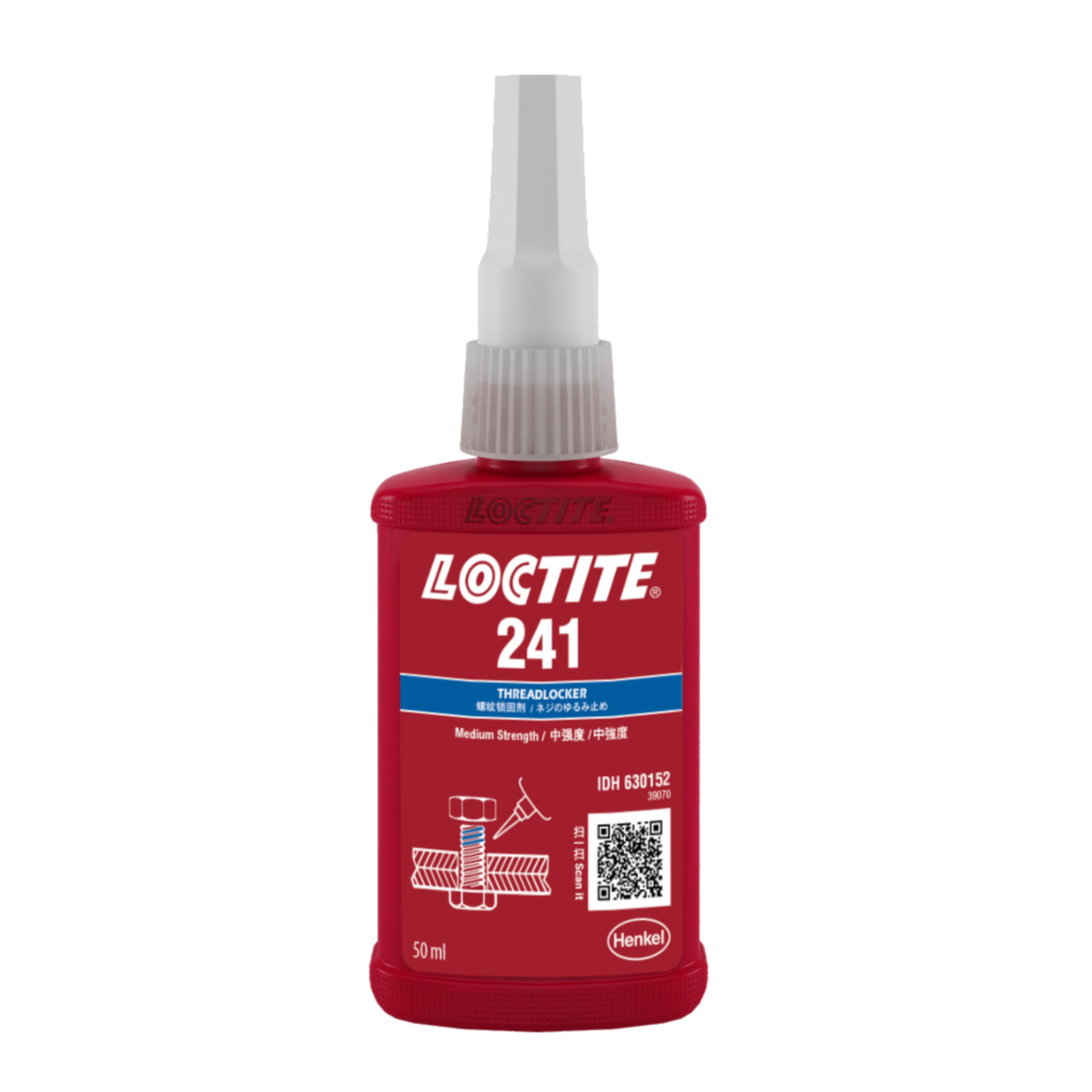 Loctite 241 Medium Strength Thread Locker Purple-Materiomart	