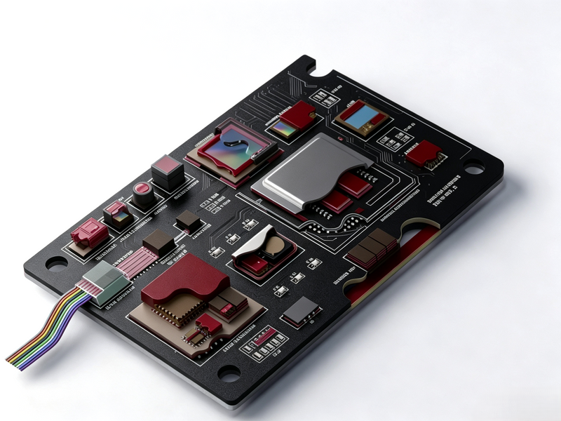 Chip encapsulation and conformal coating on a mainboard.