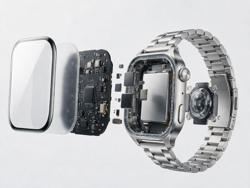 Precision bonding on a flexible display module.