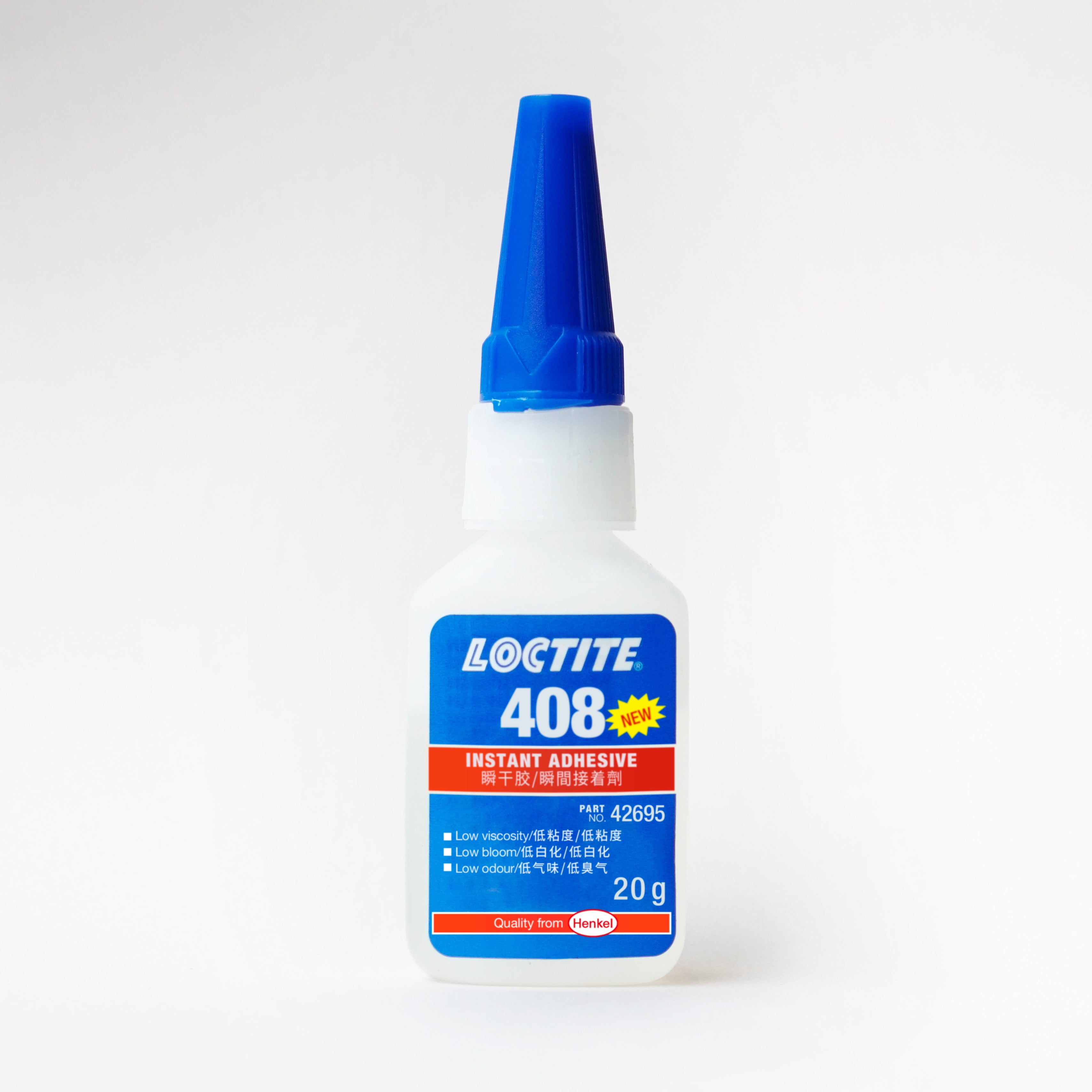 Loctite 408 Low Whitening Instant Adhesive Transparent
