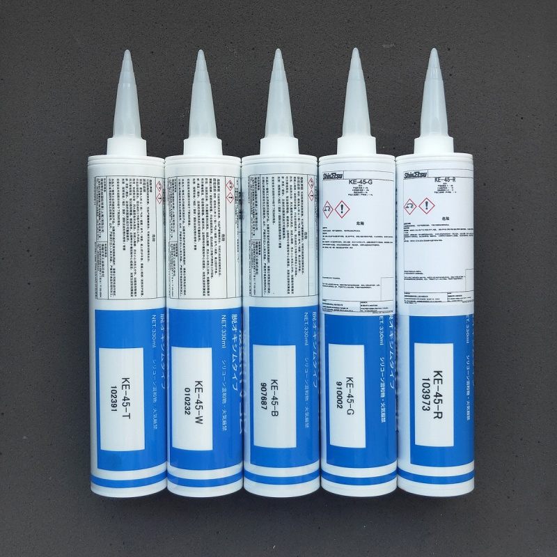Shin-Etsu KE45B One-component RTV Sealant for Electrical and Electronic Components Black 