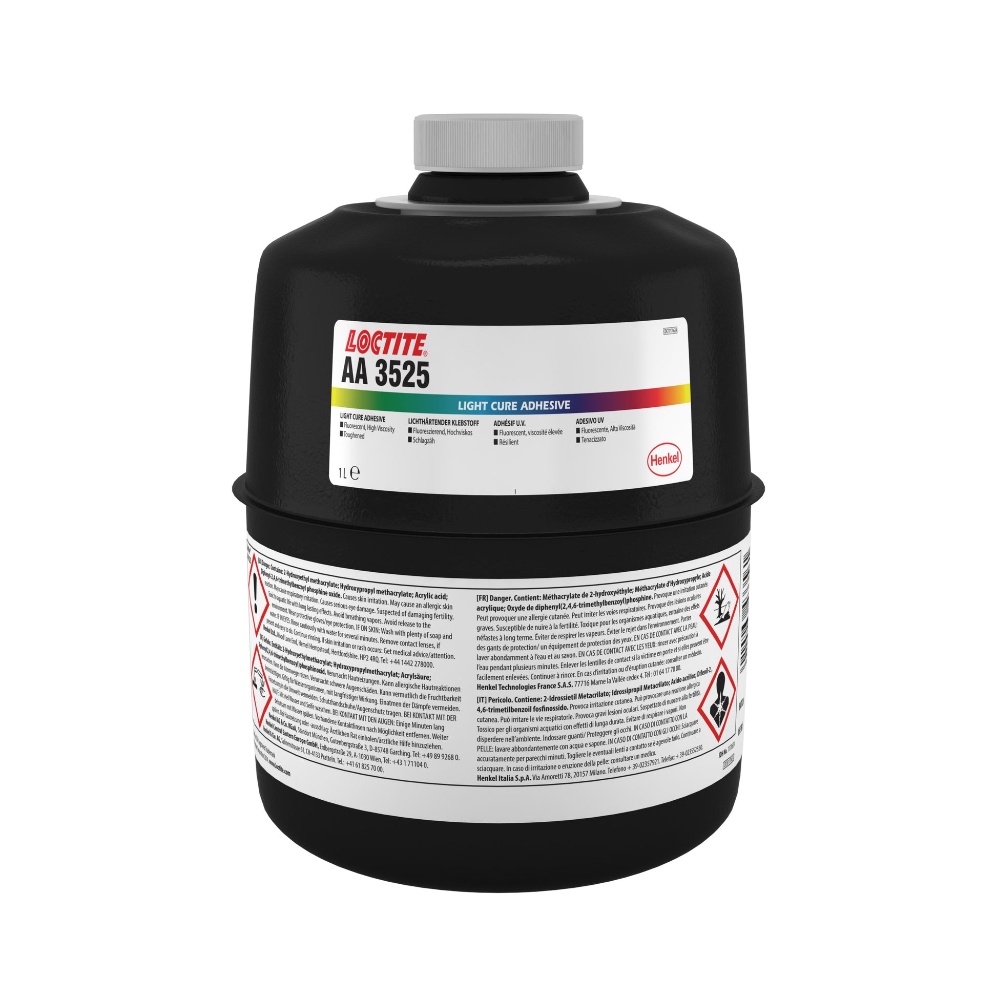 Loctite 3525 Tough UV Curable Adhesive Transparent-Materiomart	