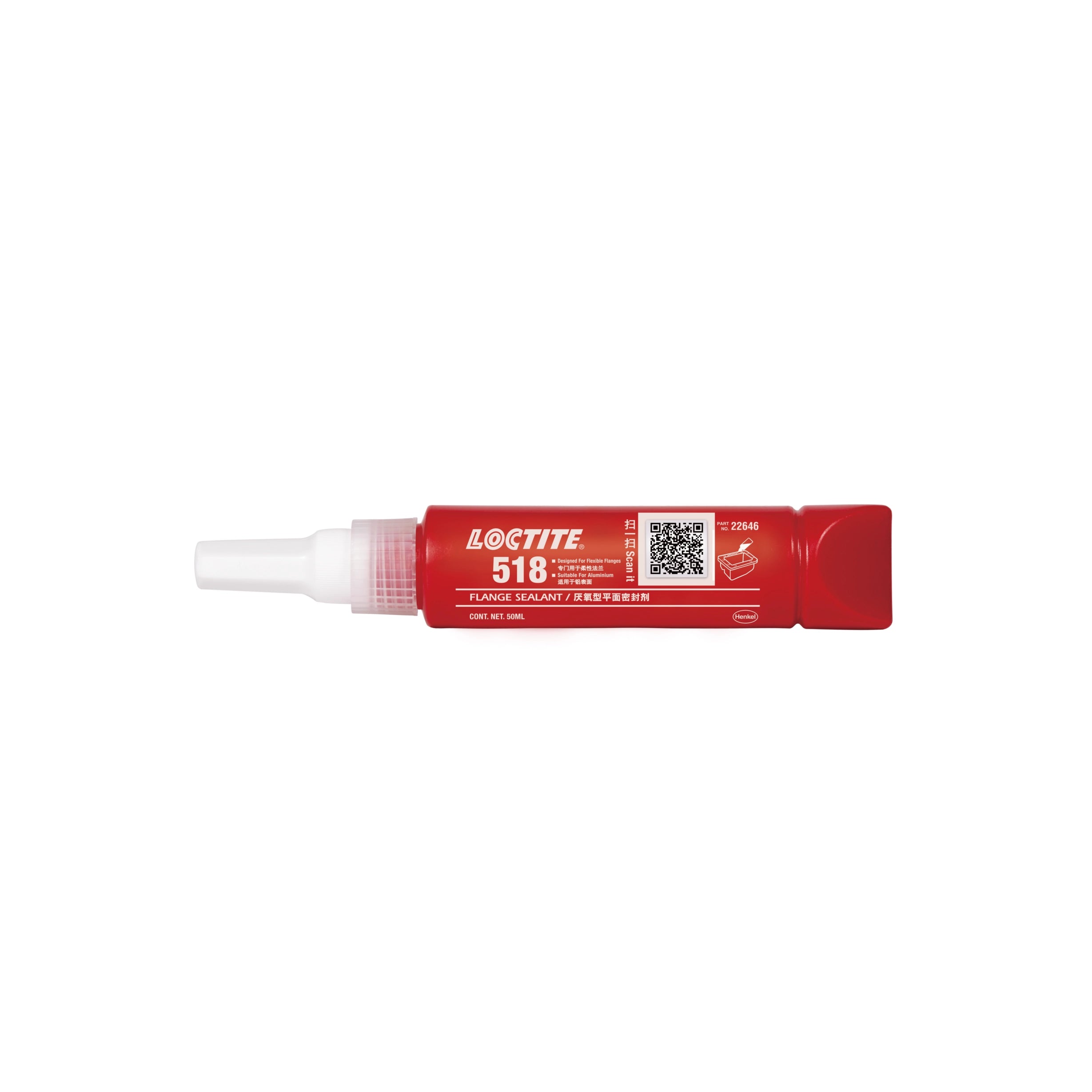 Loctite 518 medium strength flat sealing anaerobic adhesive red-Materiomart	